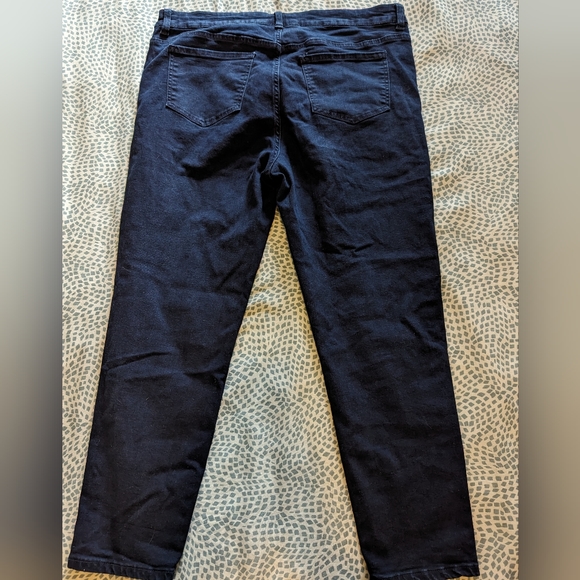 UNIVERSAL STANDARD Sz 16 High Rise Dark Wash Skinny Ankle Jeans - Picture 9 of 9